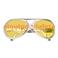 Lunette de Rockeur jaune