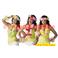 Lot de 15 Set Hawaien Soleil 4 pièces (Collier + Tout de Tête + 2 bracelets)