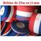 Bobine de 25m de Ruban tricolore 15mm (viscose)