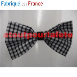Noeud papillon à damier noir Noeud papillon à damier noir
