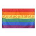 Drapeau Arc en Ciel - Gaypride - Rainbow 1.50 X 0,90m