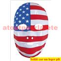 Masque adulte PVC - USA - Etats Unis d'Amérique