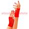 Gants Mitaine courts resille Rouge (la paire)