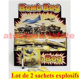 Lot de 2 sachets de Bomb Bag (sachet explosif) Lot de 2 sachets de Bomb Bag (sachet explosif)
