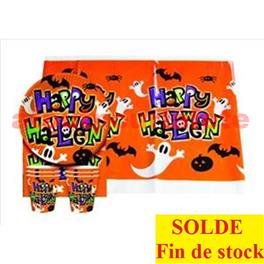 Kit vaisselle 6 personnes - "Happy Halloween" Kit vaisselle 6 personnes - "Happy Halloween"