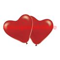 Sachet de 10 Ballons Coeur Rouge 