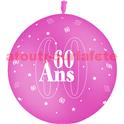 Ballon géant Anniversaire 60ans Ø86cms "Jubilé"