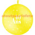 Ballon géant Anniversaire 40ans Jaune