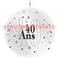 Ballon géant Anniversaire 40ans Ø86cms "Jubilé"