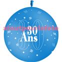 Ballon géant Anniversaire 30ans Ø86cms "Jubilé"