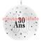 Ballon géant Anniversaire 30ans Ø86cms "Jubilé"