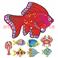 DECORATIONS MARINE" 40 cm - set de 8 MODEL
