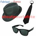 Set Blues Brothers adulte (3 pièces)(1 personne)