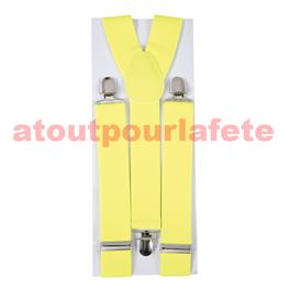 Bretelles Néon Fluo Jaune