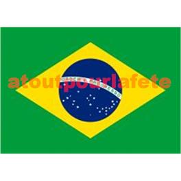 Drapeau Bresil, Bresilien 0.90x1.50m, Flag étendard,Supporters Drapeau Bresil, Bresilien 0.90x1.50m, Flag étendard,Supporters