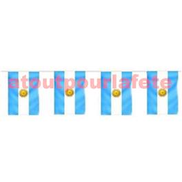 Guirlande de drapeaux Argentin, Argentine, 5m pour decoration de salle Guirlande de drapeaux Argentin, Argentine, 5m pour decoration de salle