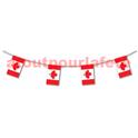 Guirlande drapeaux Canadien, Canada, 5m pour decoration de salle 