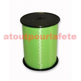 Bobine de ruban bolduc Vert pâle pour ballons, papier cadeaux, Décoration  (bobine de 500m)