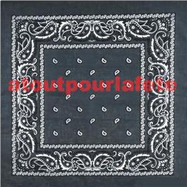 Bandana gris 55 X 55cm Bandana gris 55 X 55cm