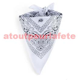 Bandana blanc 55 x 55cm