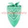 Bandana vert d'eau 55 X 55