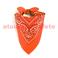 Bandana orange 55 X 55cms