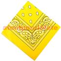 Bandana jaune pâle 55 X 55cm