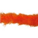 Boa marabout en duvet orange 1,80m 15grs