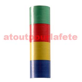 Carton de 100 rouleaux de Serpentins multicolore 4 couleurs 4m 