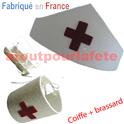 Set d'infirmière (Coiffe + 1 brassard)