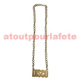 Collier Disco Or