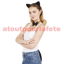 Set de déguisement Chat noir (3 pièces) Set de déguisement Chat noir (3 pièces)