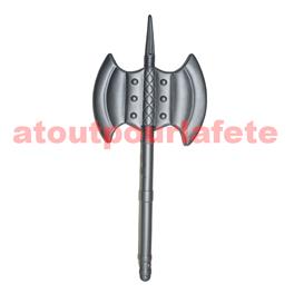 Hache géante double tranchant, pour Viking, Chevalier, Guerrier, Barbare, Huns,