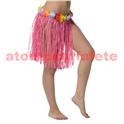 Jupe Hawaienne, Pagne avec ceinture à fleurs 40cm 