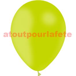 Sac de 100 ballons Citron Vert Pistache , Ø 30cm Sac de 100 ballons Citron Vert Pistache , Ø 30cm