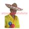 Lot revendeur: 6 Sombreros Couleur bordé (52cms)