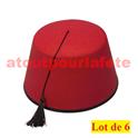 LOT A PRIX PRO: 6 Chapeaux oriental, Chéchia,  fez
