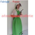 Déguisement Ma Dalton Tablier-Robe Adulte avec coiffe