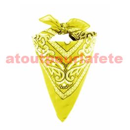 Bandana jaune 55 X 55cm Bandana jaune 55 X 55cm