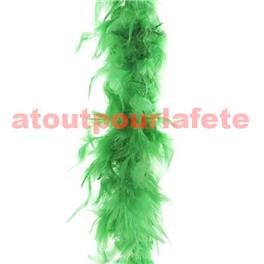 Boa en plumes Vert  1,80m 45grs