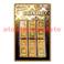6 Lingots d'or 6 cm (factice) (blister)