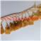 Frange a glands pompons pour couture 