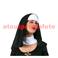 coiffe avec col pour deguisement de Bonne soeur, Nonne, Religieuse 