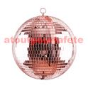 Boule disco à facettes rosé 30cms 