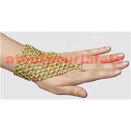 Bracelet elastique en perles Or Bracelet elastique en perles Or