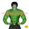 Chemise de déguisement de Hulk, "Muscle Vert" adulte