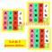 Lot de 3 pousse lettres pour lot de kermesse ou anniversaire (plastique)