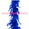 Boa en plumes bleu foncé 45grs -200cms