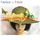 Chapeau Catherinette Sainte Catherine (st) Jade (paille)