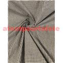 Tissu vichy a carreaux noir